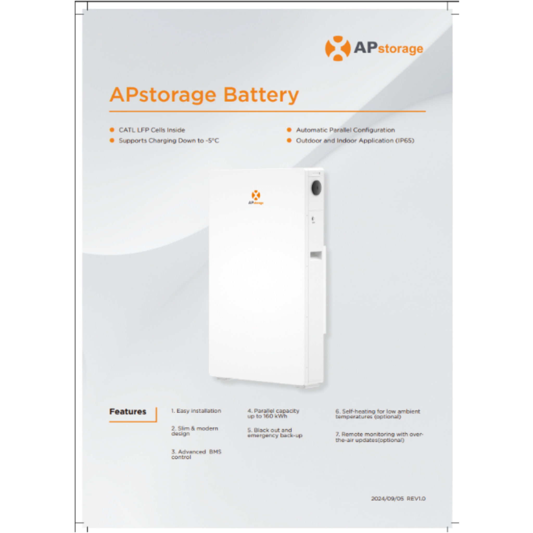 apsystems 10kwh battery datasheet