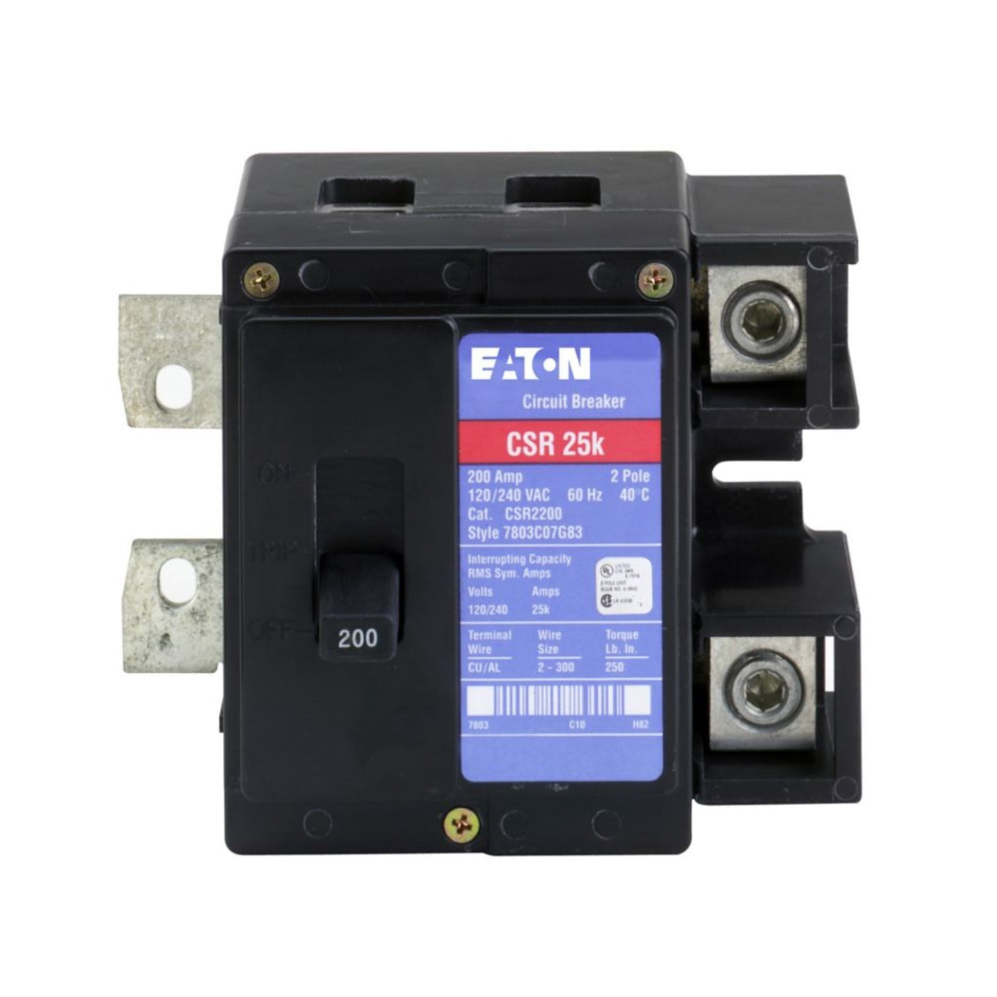 Eaton CSR2200N main circuit breaker