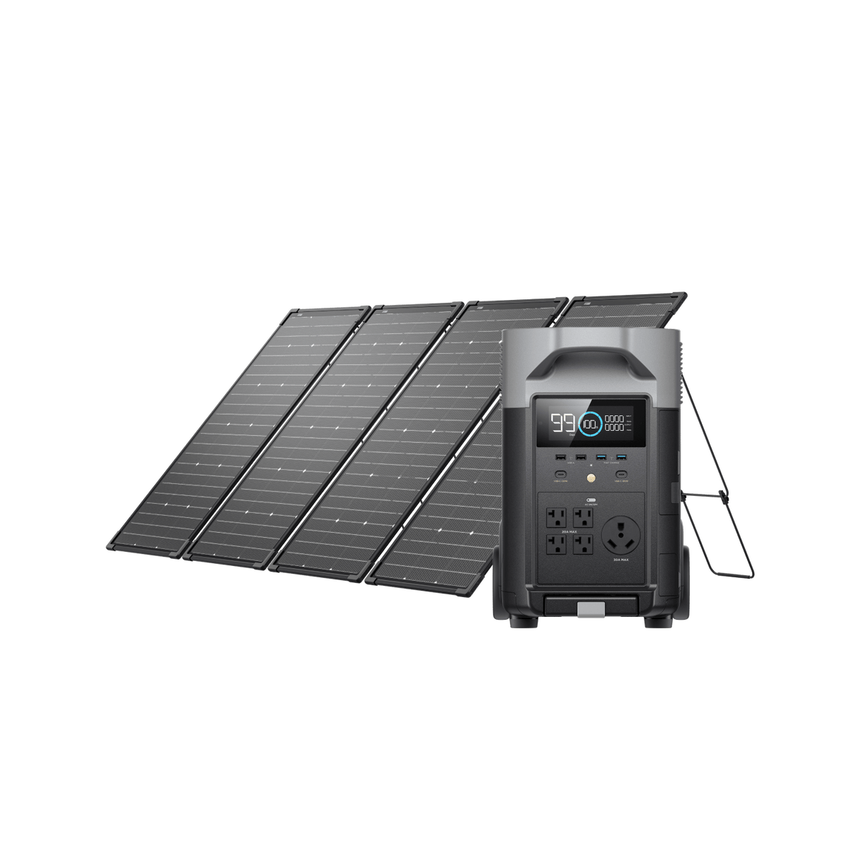 EcoFlow DELTA Pro Portable Power Station - View 6 | Solwel
