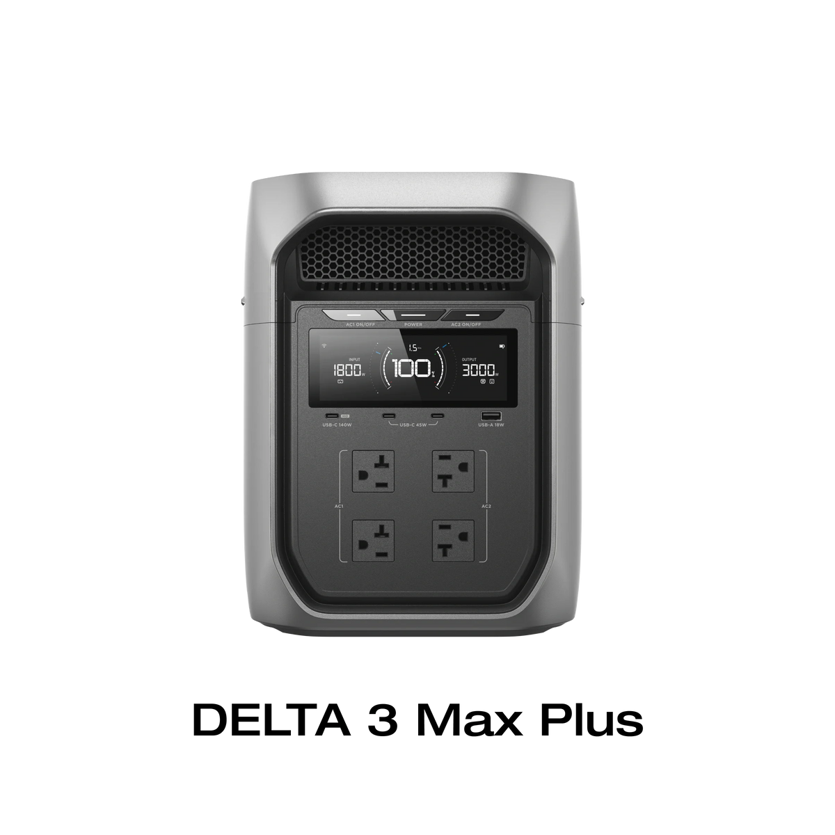 EcoFlow DELTA 3 Max Plus Portable Power Station - View 2 | Solwel
