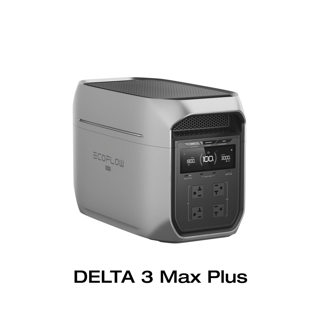 EcoFlow DELTA 3 Max Plus Portable Power Station - View 3 | Solwel