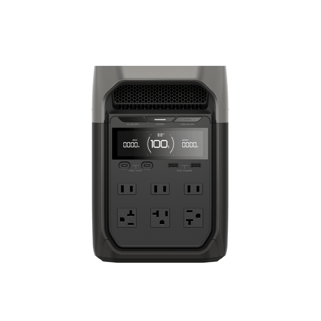 EcoFlow DELTA 3 Portable Power Station - View 2 | Solwel