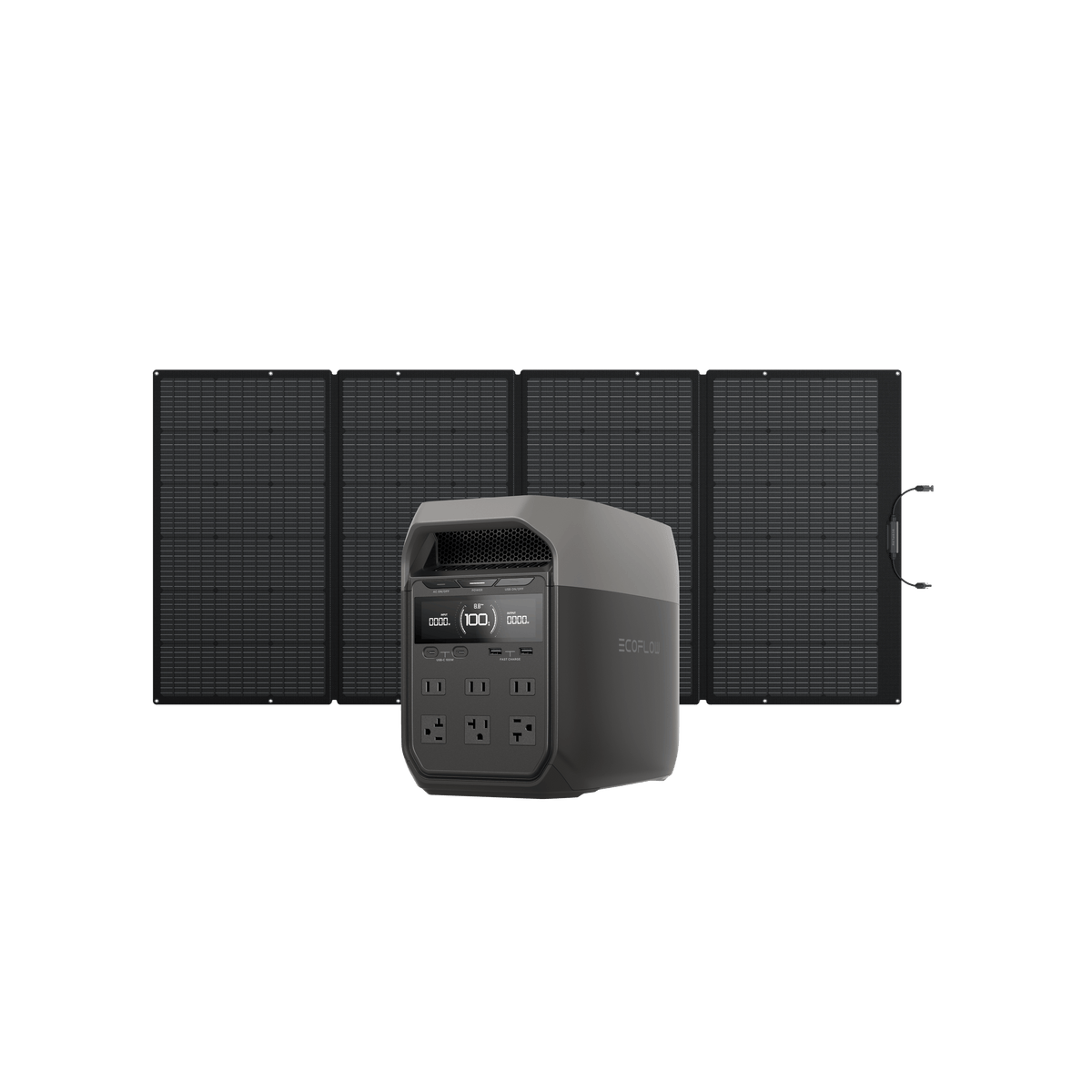 EcoFlow DELTA 3 Portable Power Station - View 6 | Solwel
