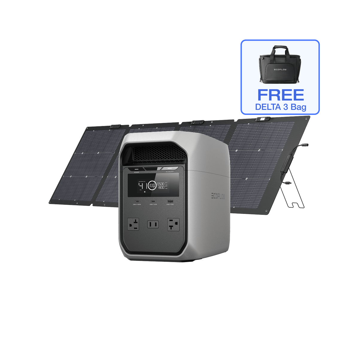 EcoFlow DELTA 3 Classic Portable Power Station - View 13 | Solwel