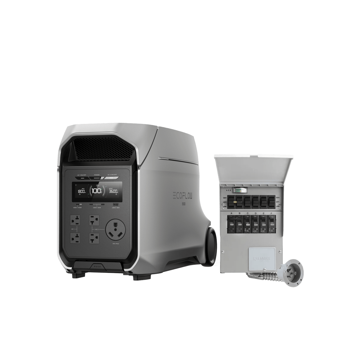 EcoFlow DELTA 3 Ultra Plus Portable Power Station - View 10 | Solwel