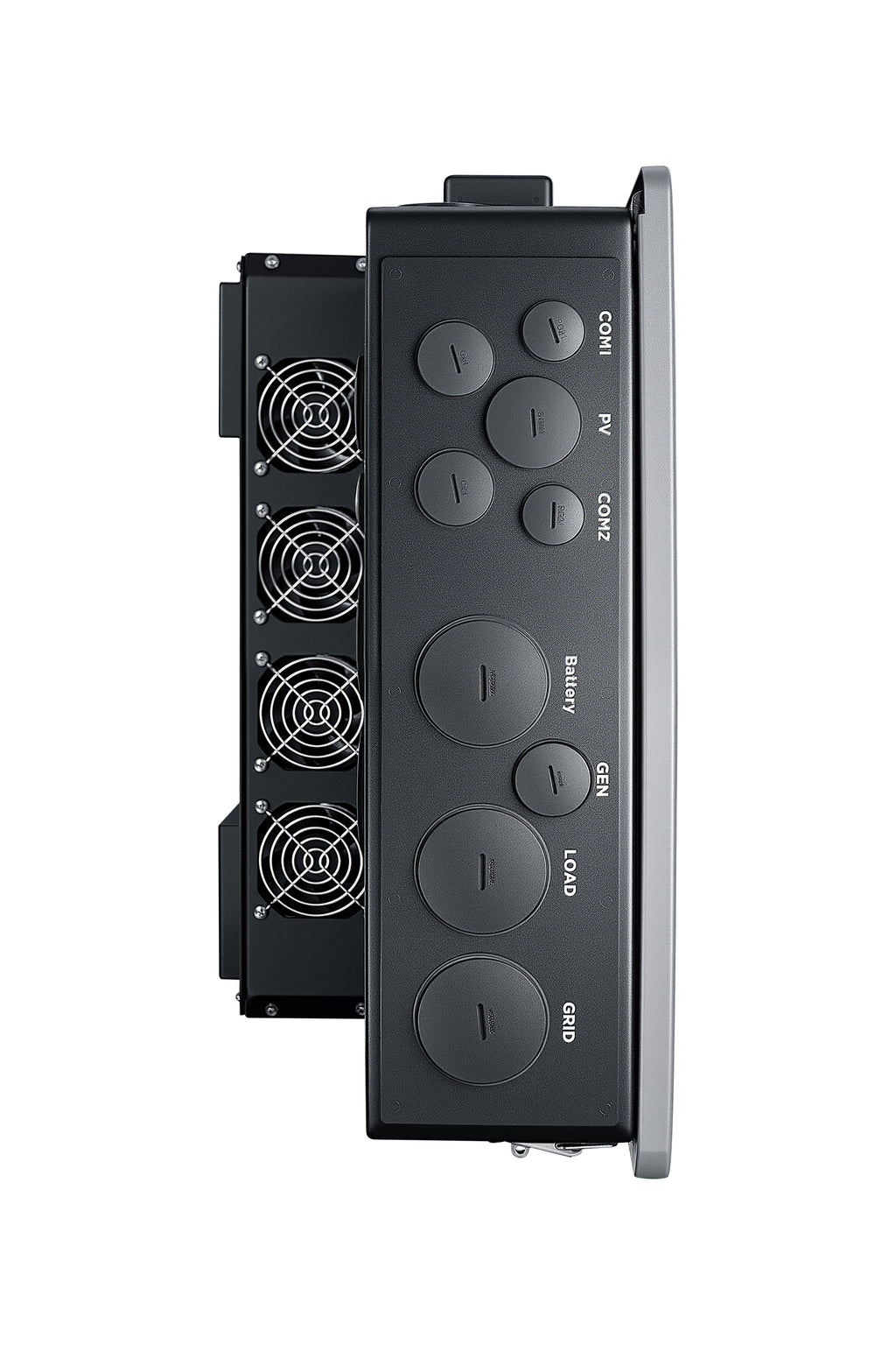 Fortress Power Envy Duo 21 hybrid solar inverter - bottom connections