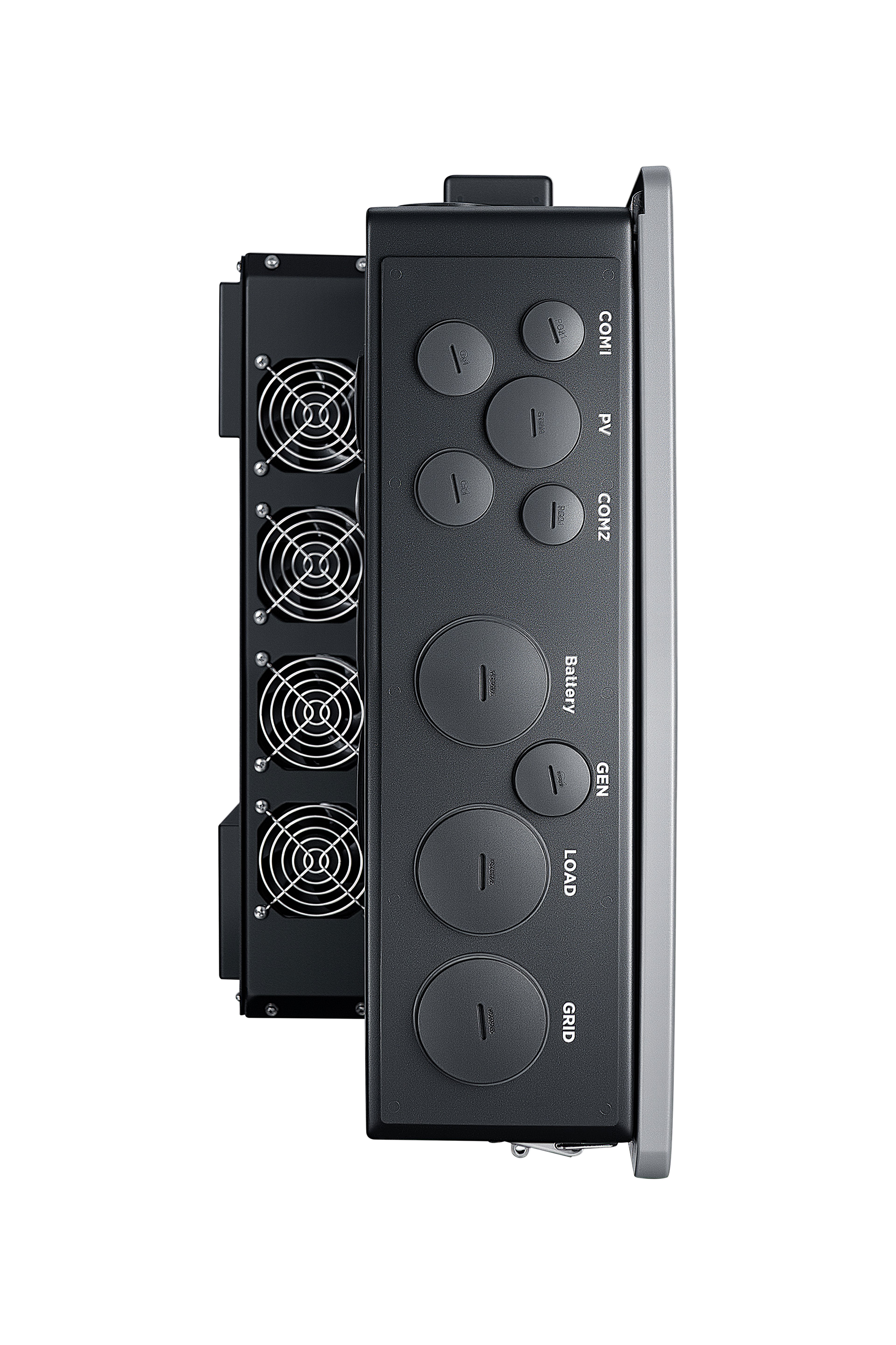Fortress Power Envy Duo 21 hybrid solar inverter - bottom connections