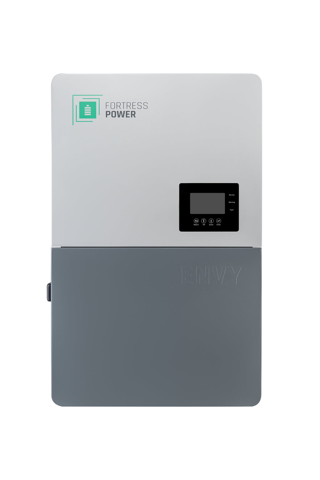 Fortress Power Envy Duo 21 hybrid solar inverter - front view
