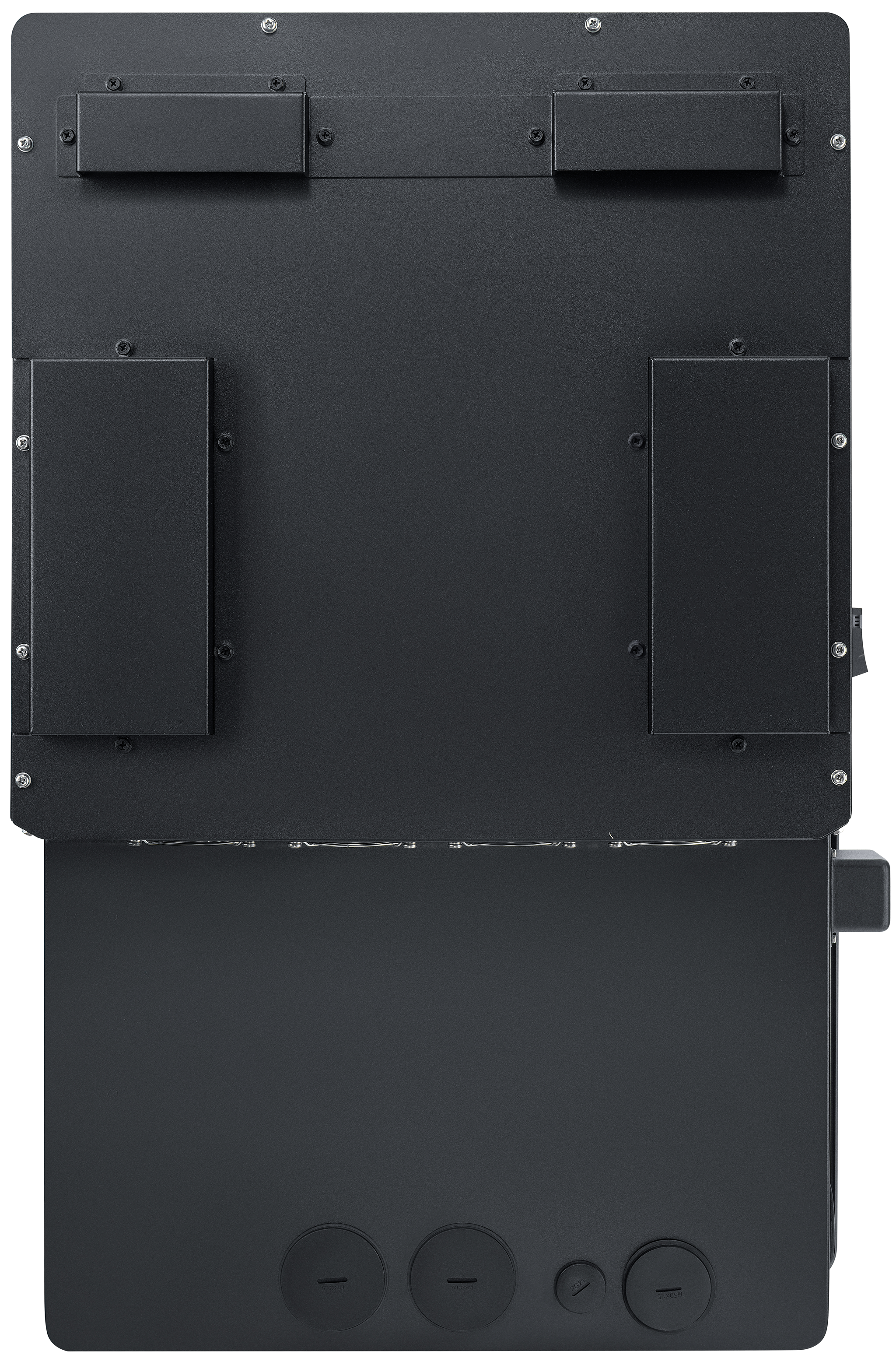 Fortress Power Envy True 12kW hybrid inverter - rear connections and ports