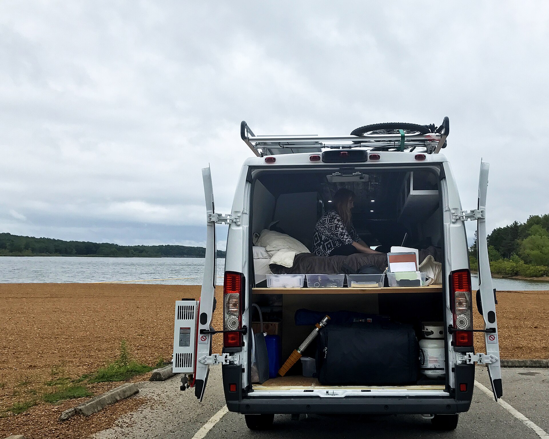 Flexible solar panel kit for van life