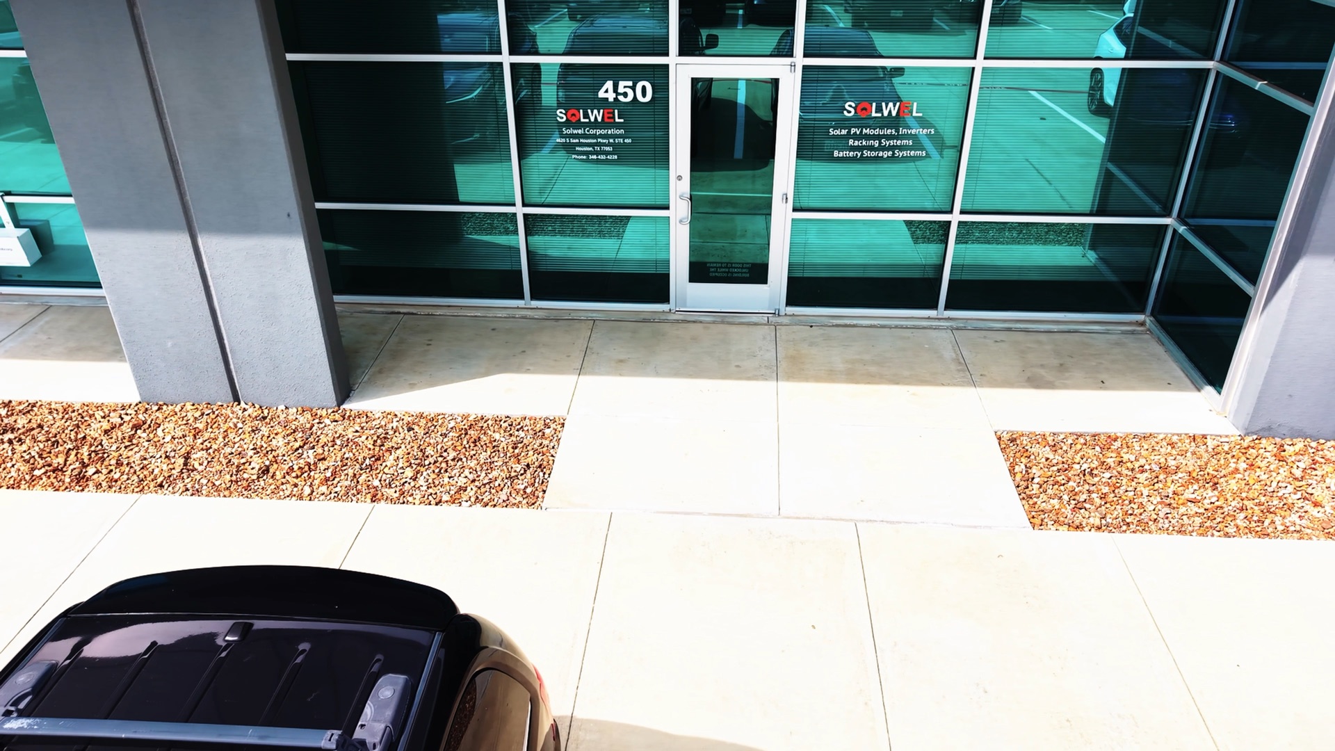 The Solwel headquarters storefront